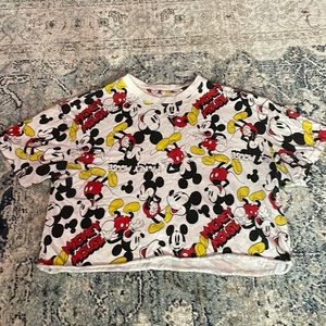 size small Disney crop top